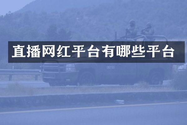 直播网红平台有哪些平台