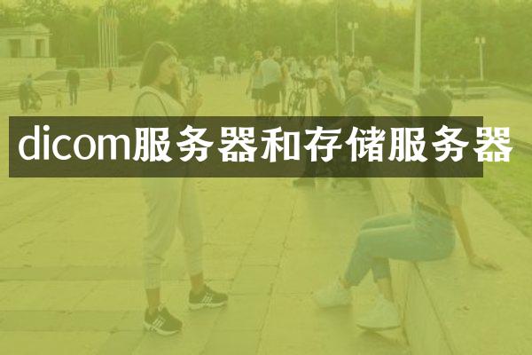 dicom服务器和存储服务器