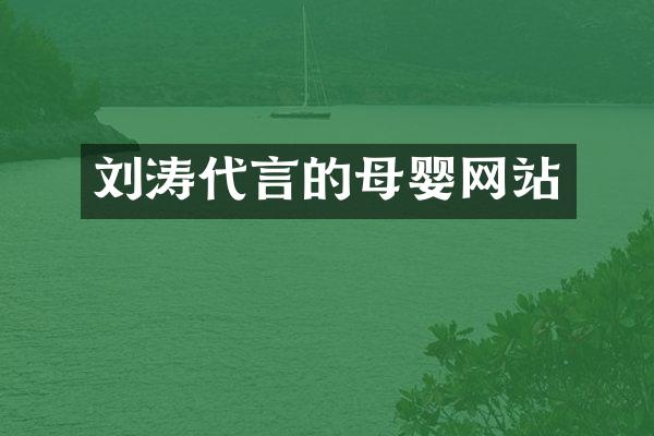 刘涛代言的母婴网站