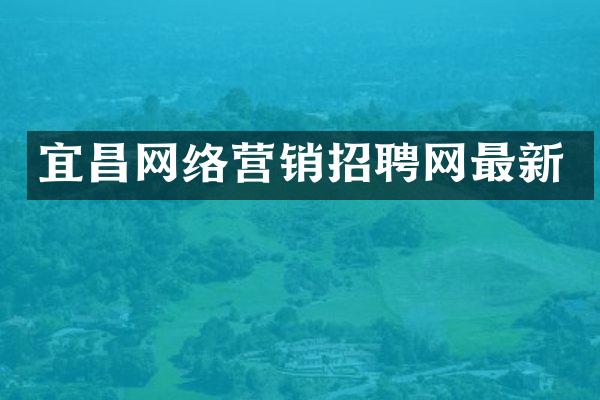 宜昌网络营销招聘网最新