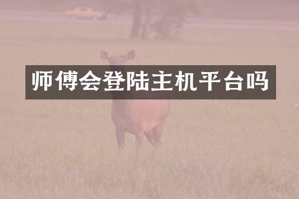 师傅会登陆主机平台吗