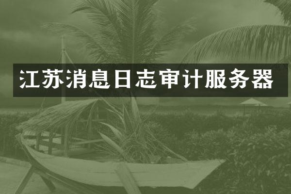 江苏消息日志审计服务器