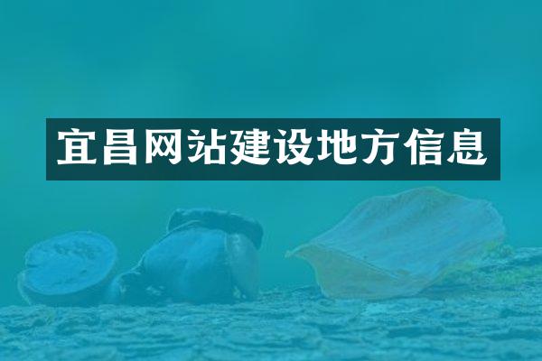 宜昌网站建设地方信息