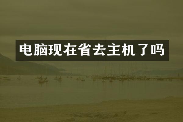 电脑现在省去主机了吗