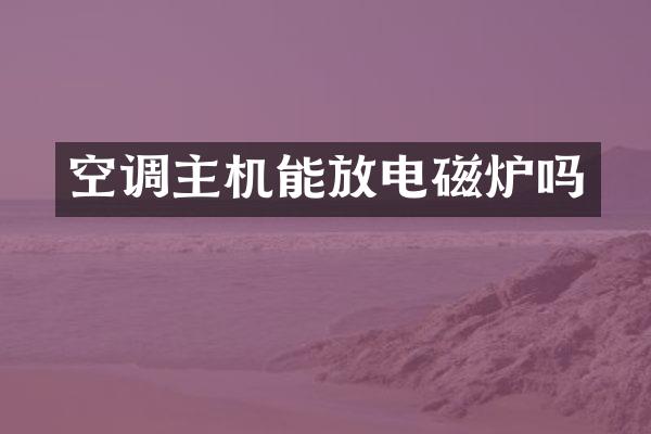 空调主机能放电磁炉吗