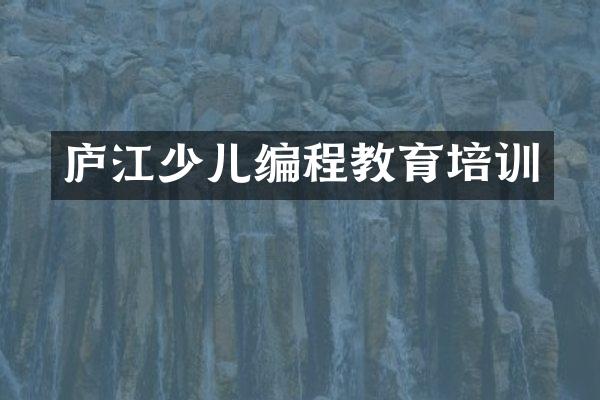 庐江少儿编程教育培训