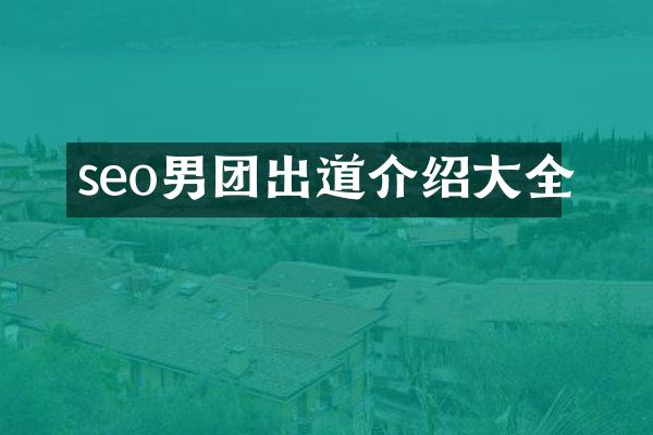 seo男团出道介绍大全