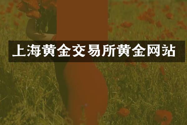 上海黄金交易所黄金网站