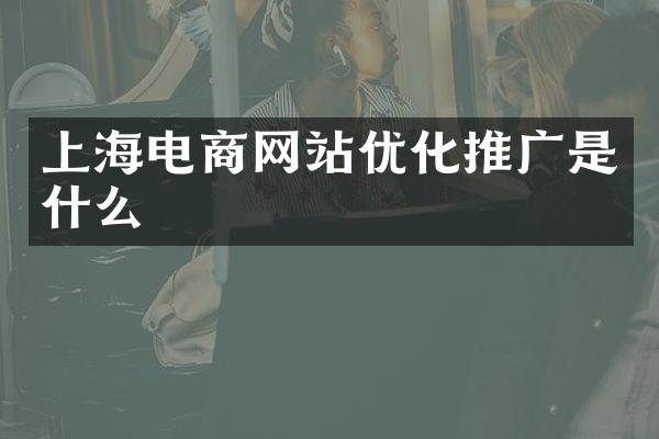 上海电商网站优化推广是什么