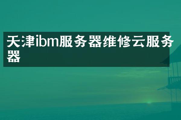 天津ibm服务器维修云服务器