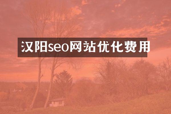汉阳seo网站优化费用