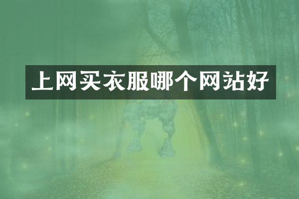 上网买衣服哪个网站好