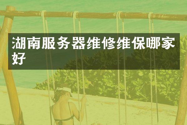 湖南服务器维修维保哪家好