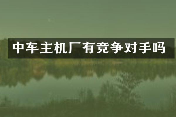 中车主机厂有竞争对手吗