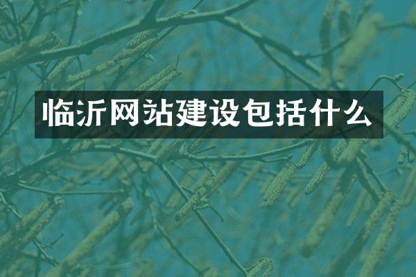 临沂网站建设包括什么