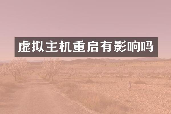虚拟主机重启有影响吗