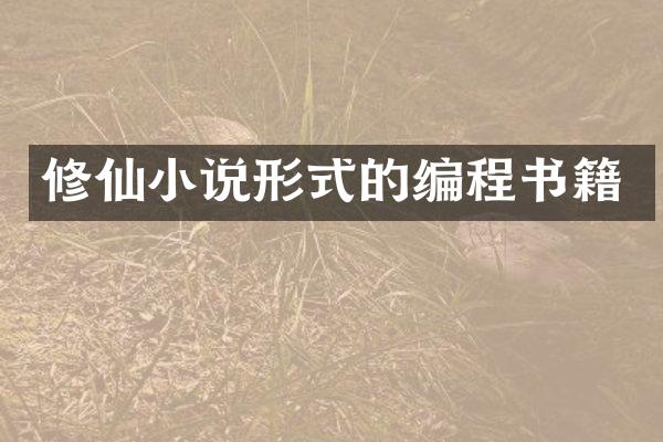 修仙小说形式的编程书籍