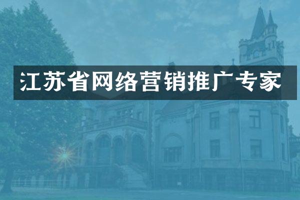 江苏省网络营销推广专家