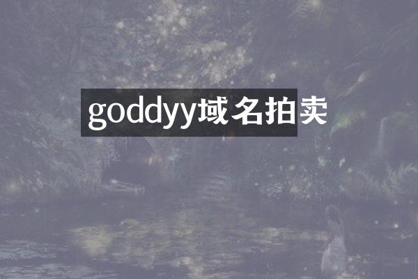 goddyy域名拍卖