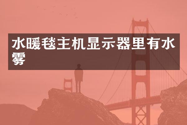 水暖毯主机显示器里有水雾