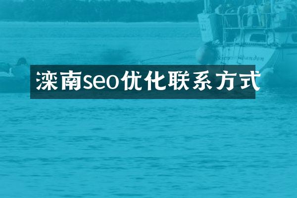 滦南seo优化联系方式