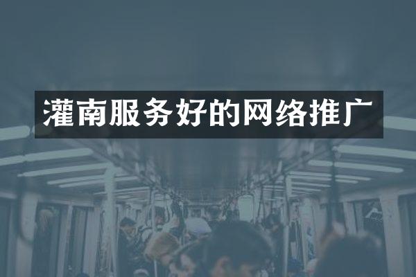灌南服务好的网络推广