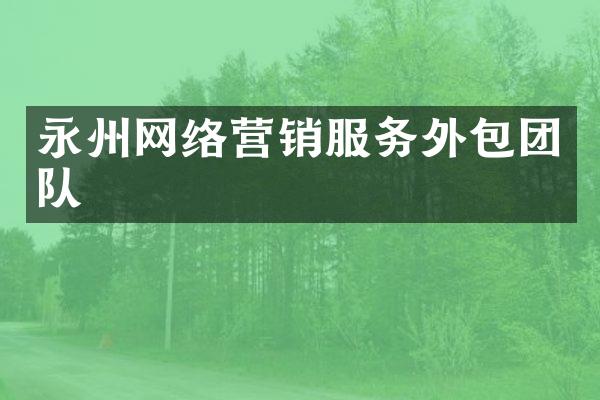 永州网络营销服务外包团队