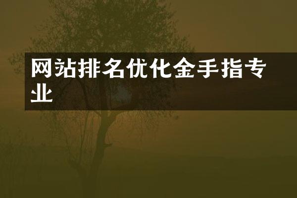网站排名优化罒金手指专业