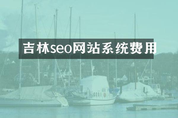 吉林seo网站系统费用