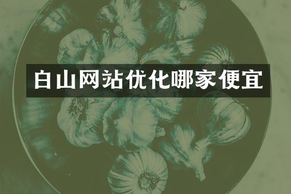 白山网站优化哪家便宜
