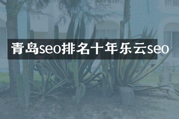 青岛seo排名十年乐云seo