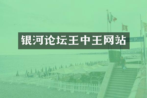 银河论坛王中王网站