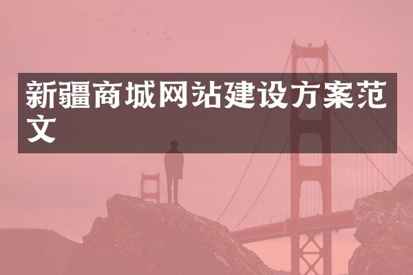 新疆商城网站建设方案范文