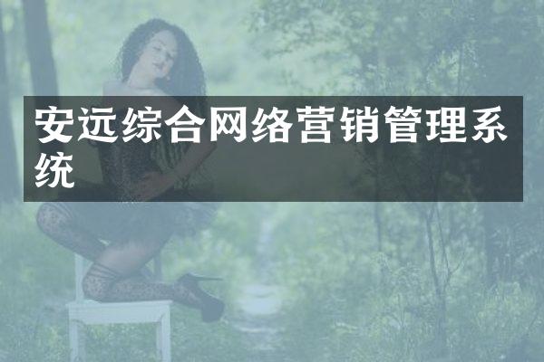 安远综合网络营销管理系统