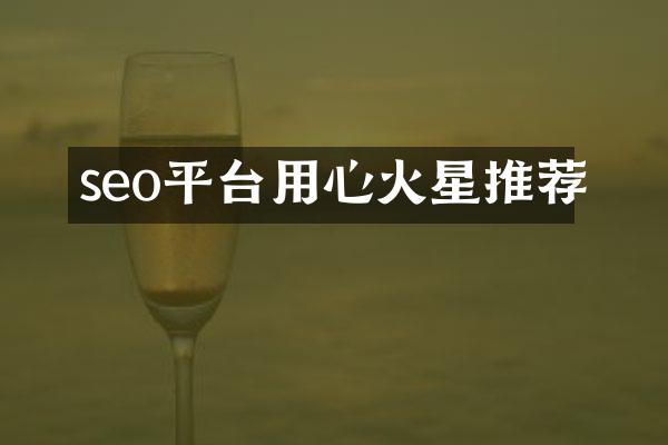 seo平台用心火星推荐