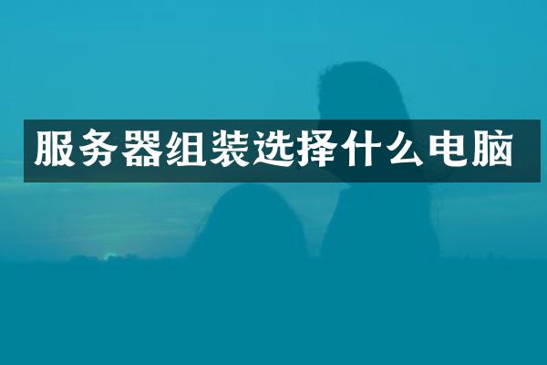 服务器组装选择什么电脑