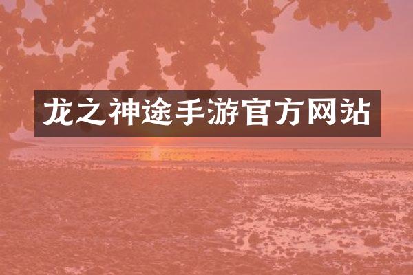 龙之神途手游官方网站