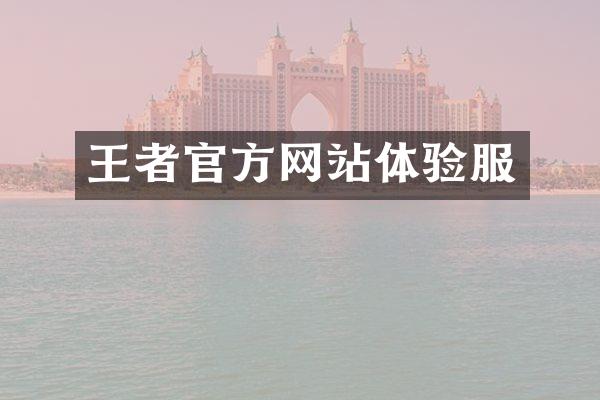 王者官方网站体验服