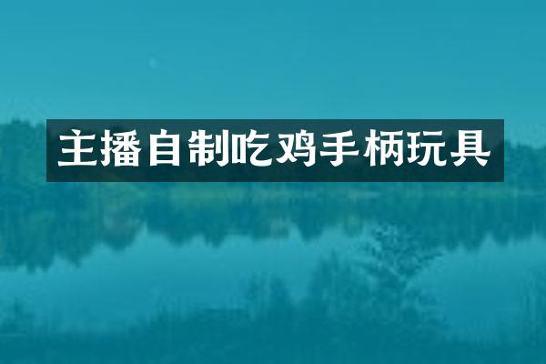主播自制吃鸡手柄玩具