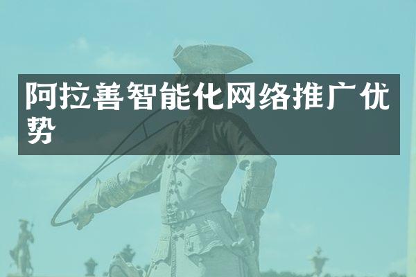 阿拉善智能化网络推广优势