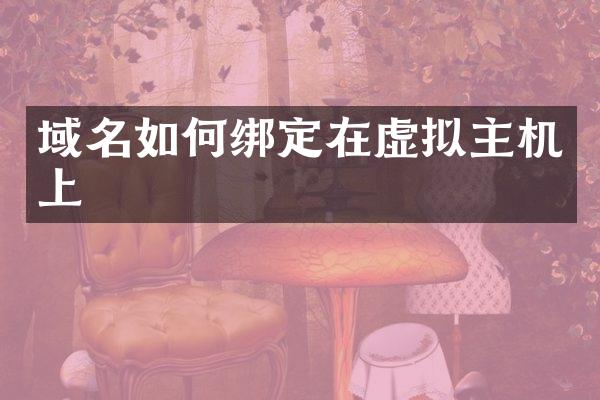 域名如何绑定在虚拟主机上