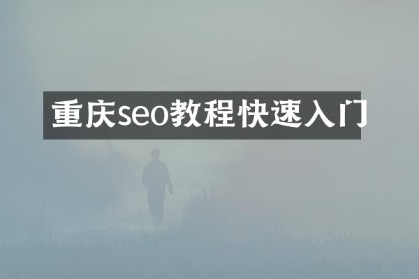 重庆seo教程快速入门