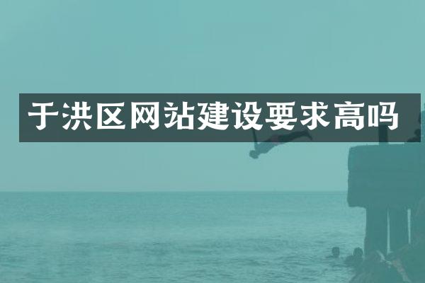 于洪区网站建设要求高吗