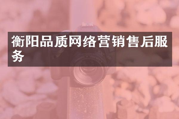 衡阳品质网络营销售后服务