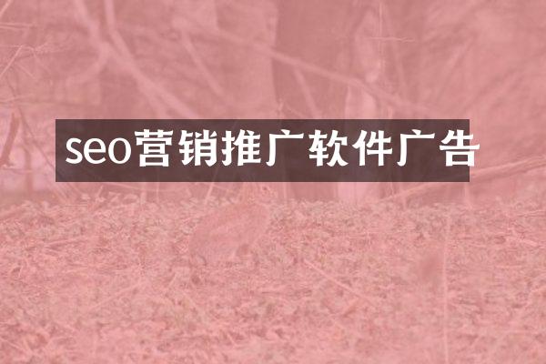 seo营销推广软件广告