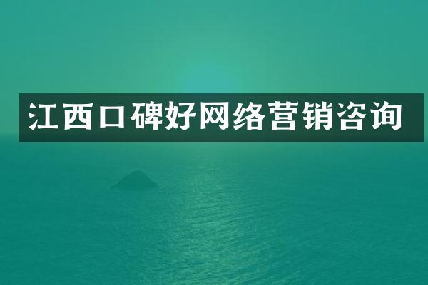 江西口碑好网络营销咨询