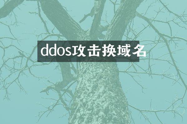 ddos攻击换域名