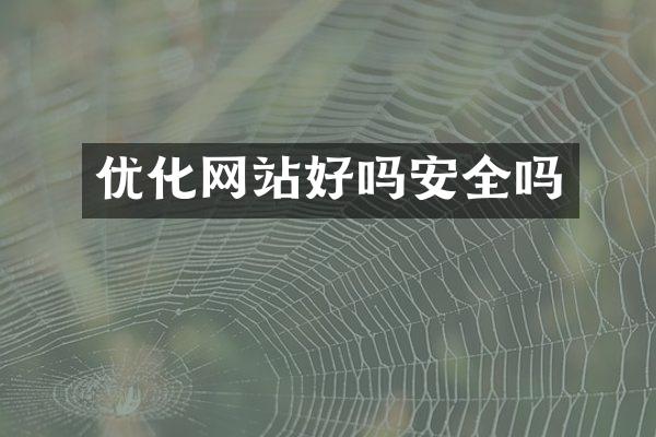 优化网站好吗安全吗