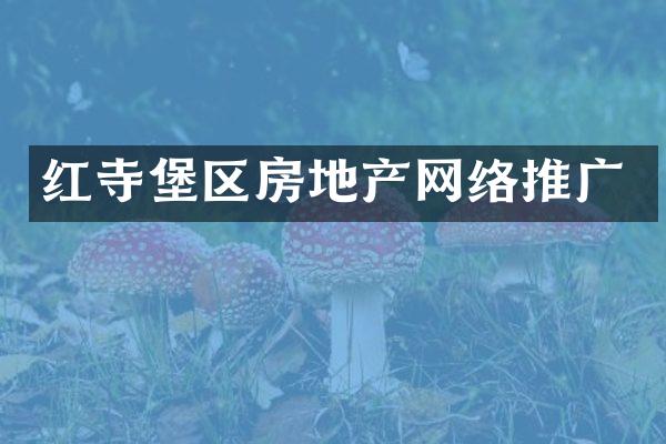红寺堡区房地产网络推广