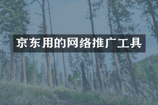 京东用的网络推广工具